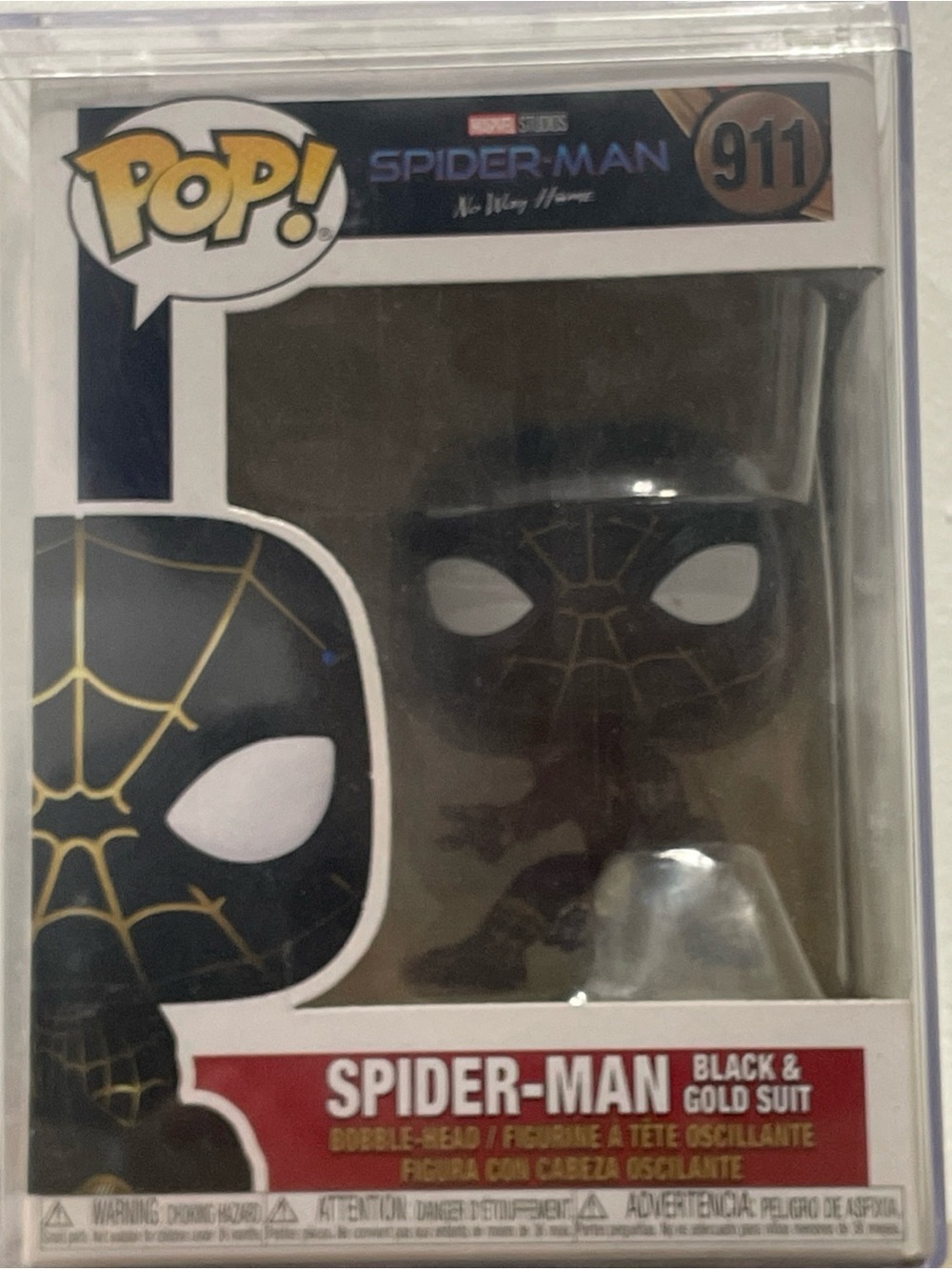 Funko Black and Gold Spider-Man Pop! Vinyl